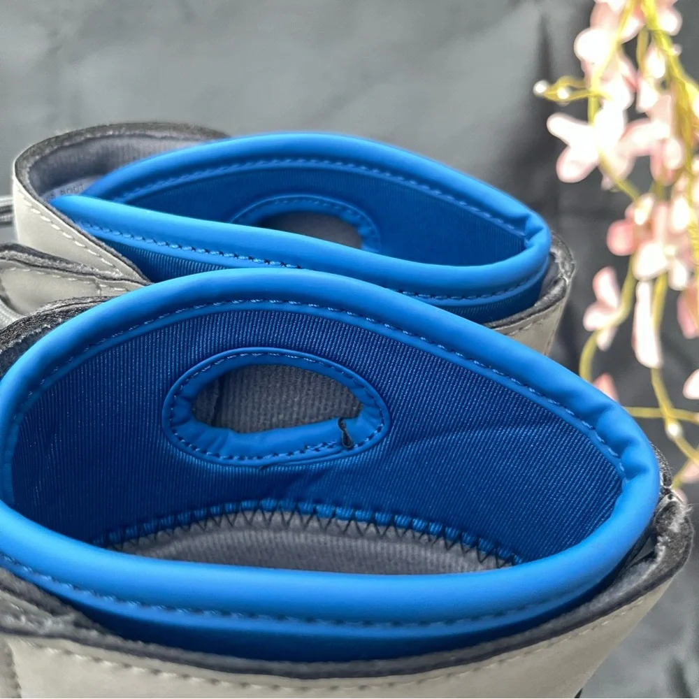 Sperry Top Sider Grey /blue Harbor Water Resistant Boot Big Kid size 5M
